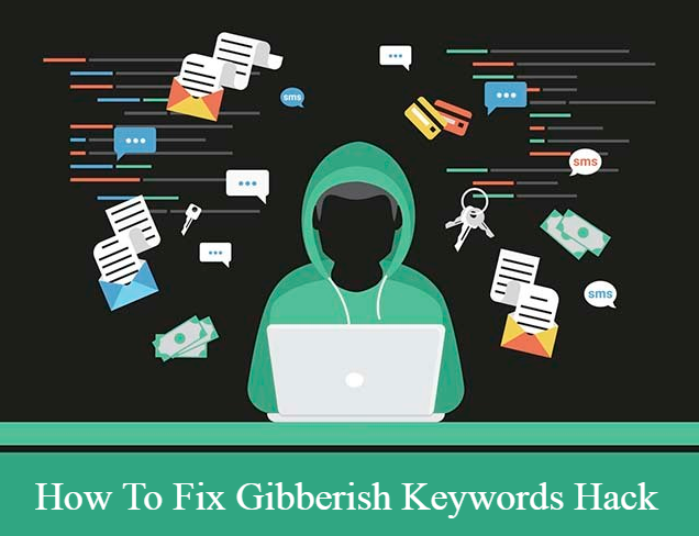 How To Identify Fix Gibberish Keywords Wordpress Hack - 