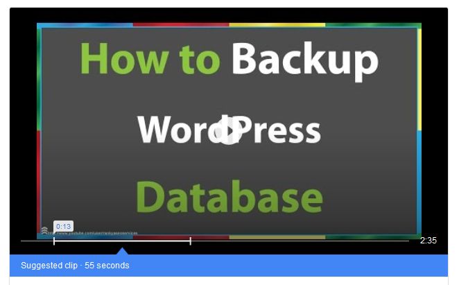 Backup WordPress Database cPanel Backup WordPress Database cPanel