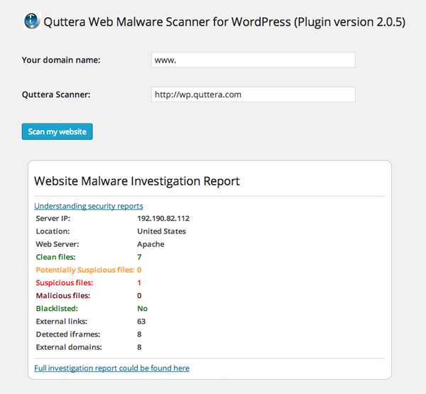 quttera-web-malware-scanner