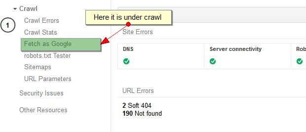 fetch as google to detect malware in wordpress site