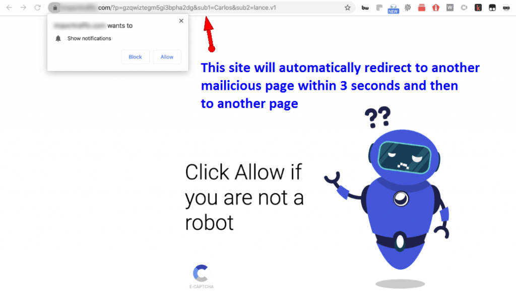 site automatically redirects to another site site automatically redirects to another site