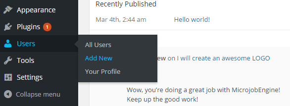 add new user