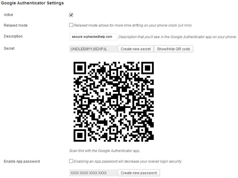 Google-Authenticator-Plugin-WordPress-Two-Factor