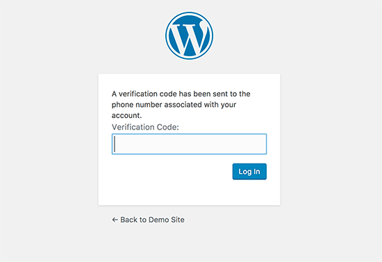 SMS code verification SMS code verification