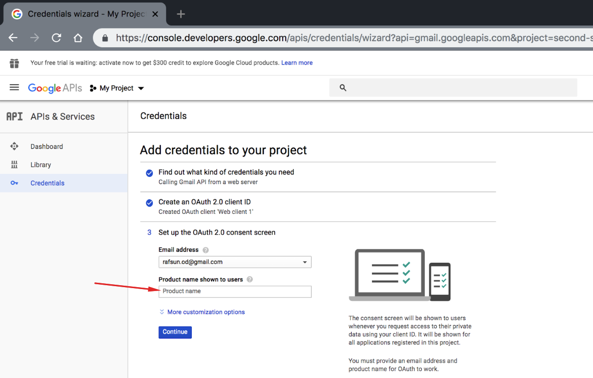 How to send emails in SMTP with Gmail?