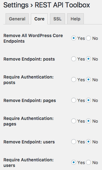 REST API Toolbox – WordPress plugin