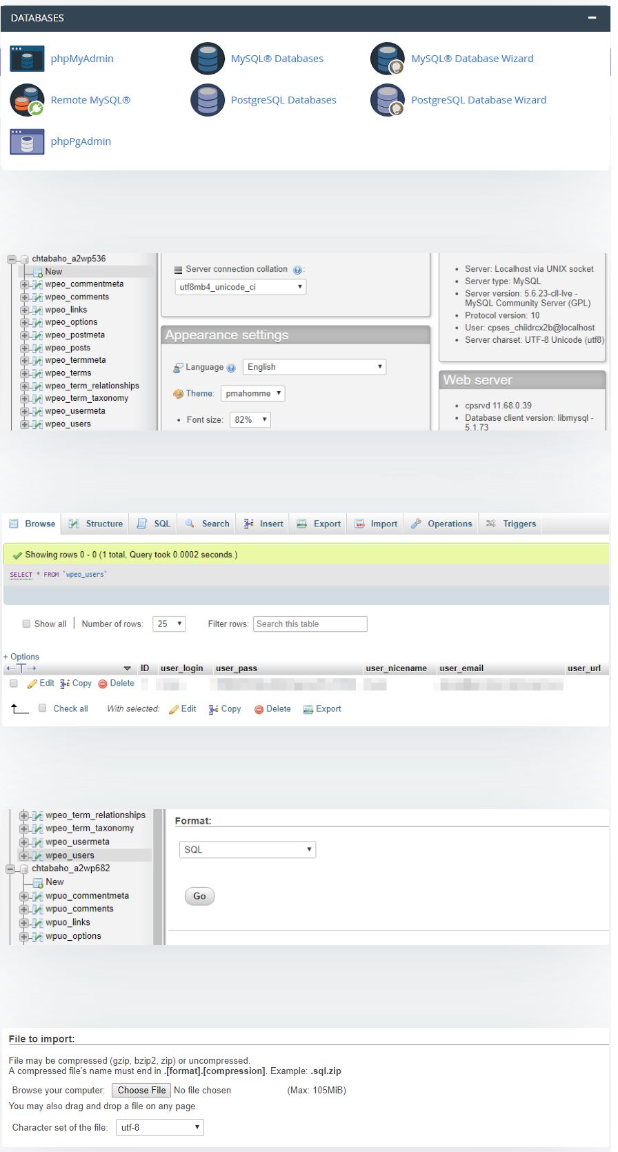 How to Import and Export User Databases in WordPress How to Import and Export User Databases in WordPress
