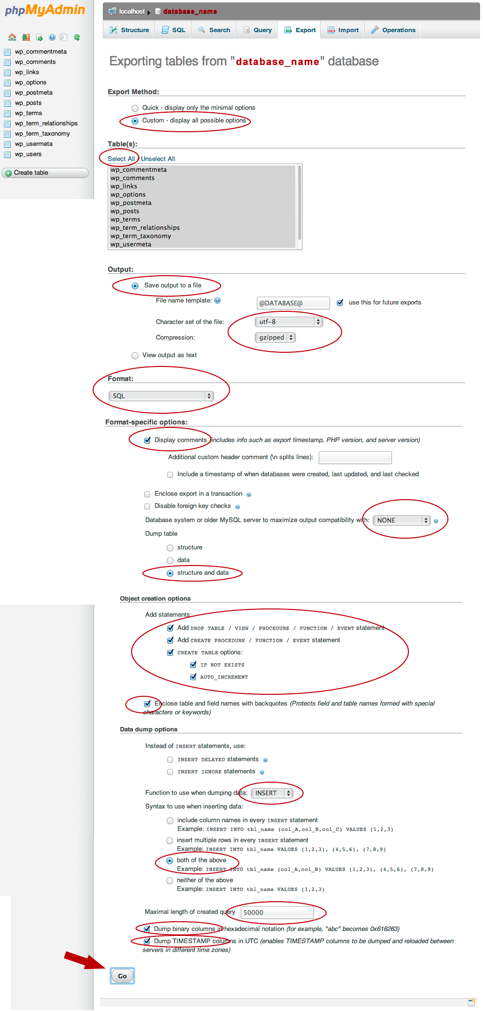 exporting WordPress database website to import on new hosting provider exporting WordPress database website to import on new hosting provider