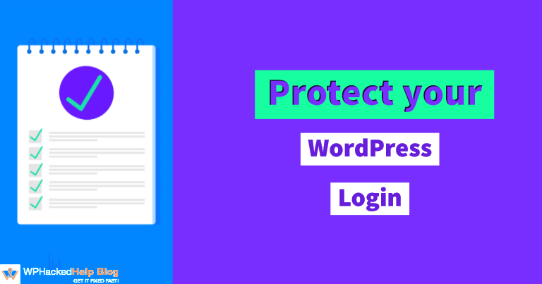 Protect your WordPress login Protect your WordPress login