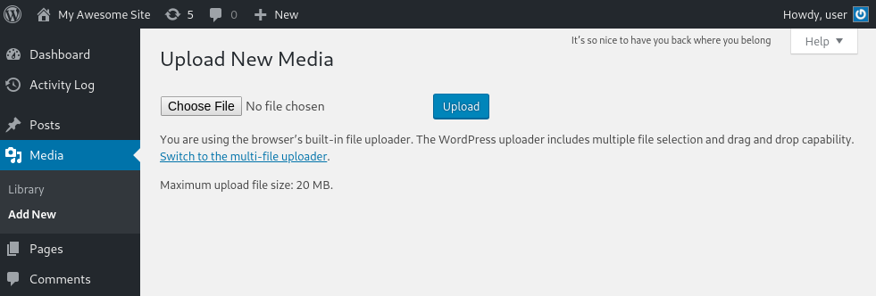 disable browser-uploader disable browser-uploader