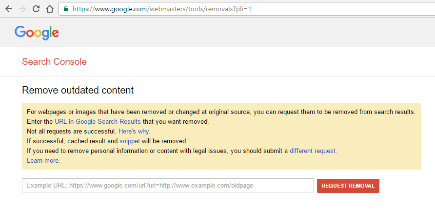 Google-url-removal-tool