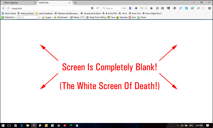 What is White Screen of Death - WSoD Error What is White Screen of Death - WSoD Error