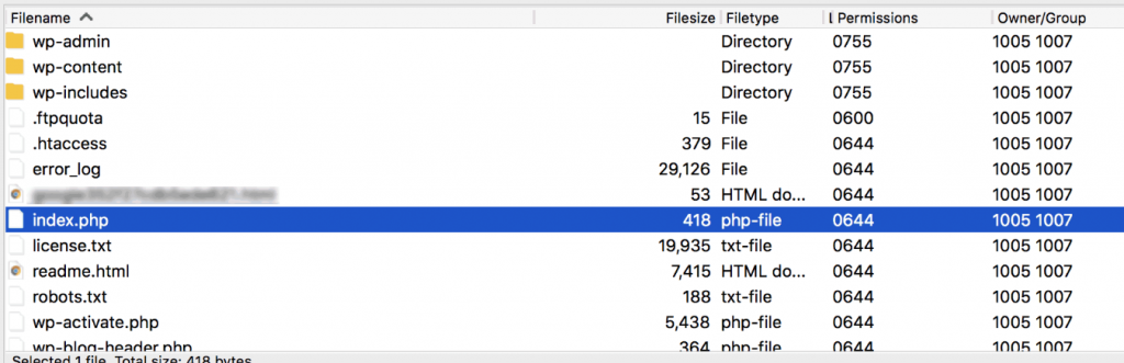  WordPress File and Folder Permissions Error