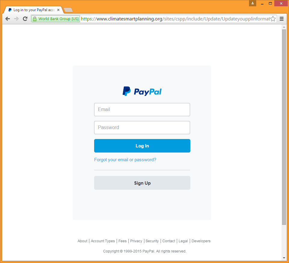 wordpress phishing scam page wordpress phishing scam page