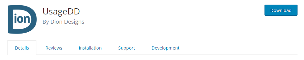 UsageDD plugin wordpress