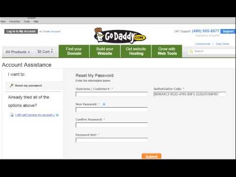 GoDaddy resets passwords GoDaddy resets passwords