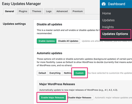 Enable Or Disable WordPress Automatic Updates - Guide 2023