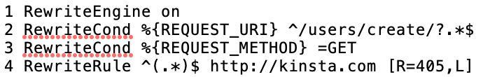 Error Message 405 Method Not Allowed