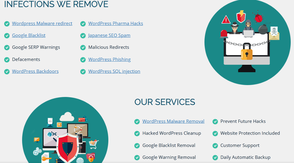 WordPress security services