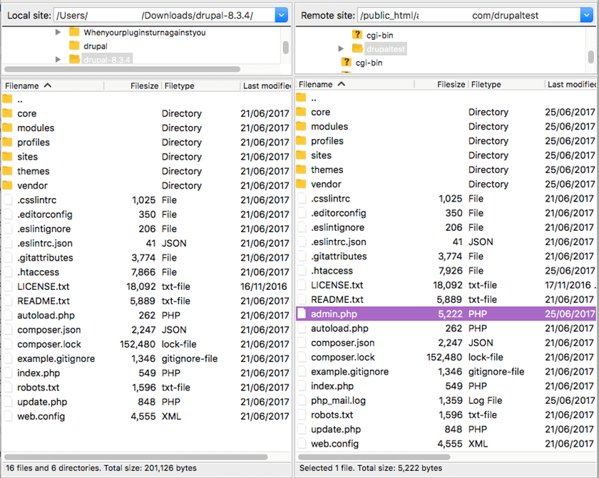 backdoors in hacked Drupal database files