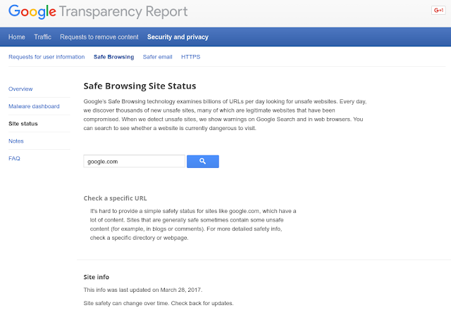 Safe Browsing
