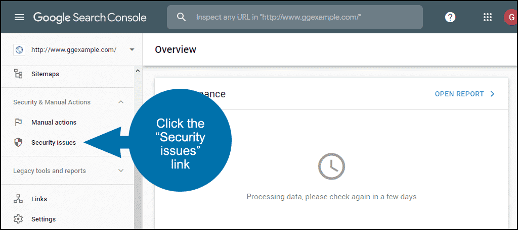 red-screen-security-issues google search console