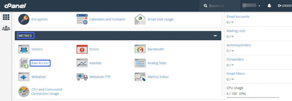 block IP addresses of site cpanel wordpress