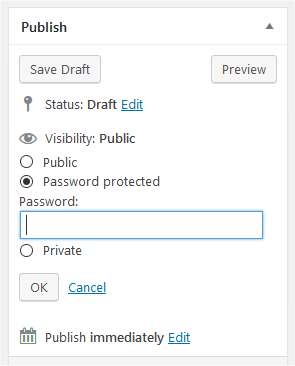 How to password protect directory