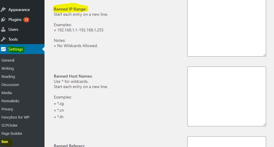 wordpress login restriction