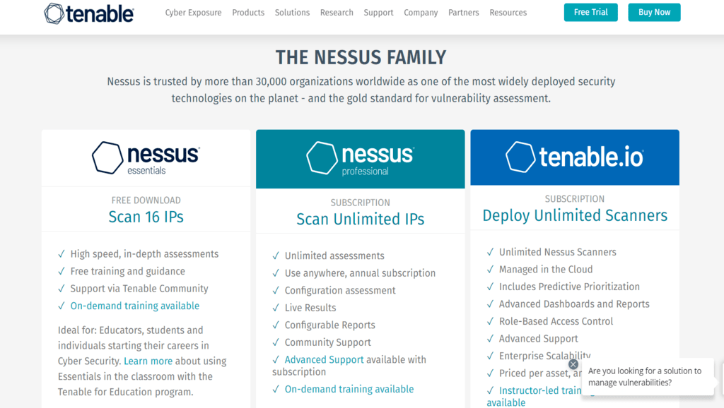 website vulnarability assessment for organisations