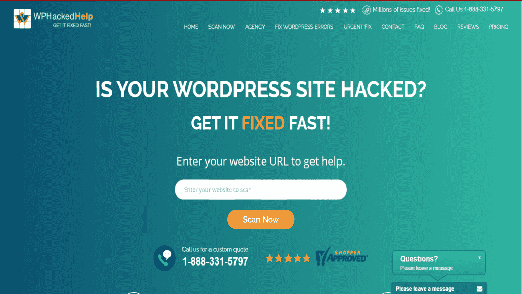 WPHackedHelp WordPress Vulnerability Scanner