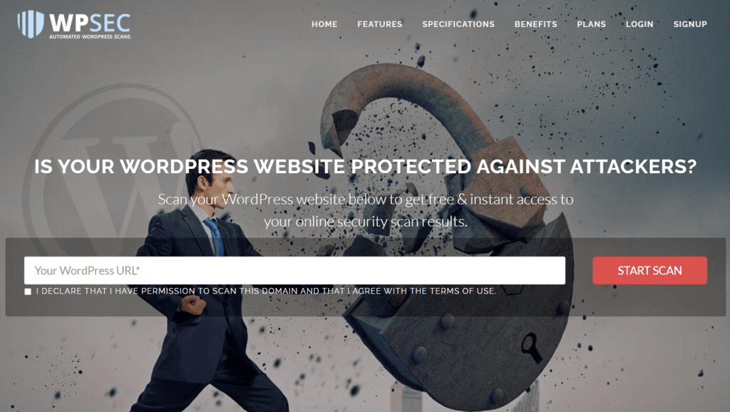 find vulnerability in wordpress themes plugins scan online