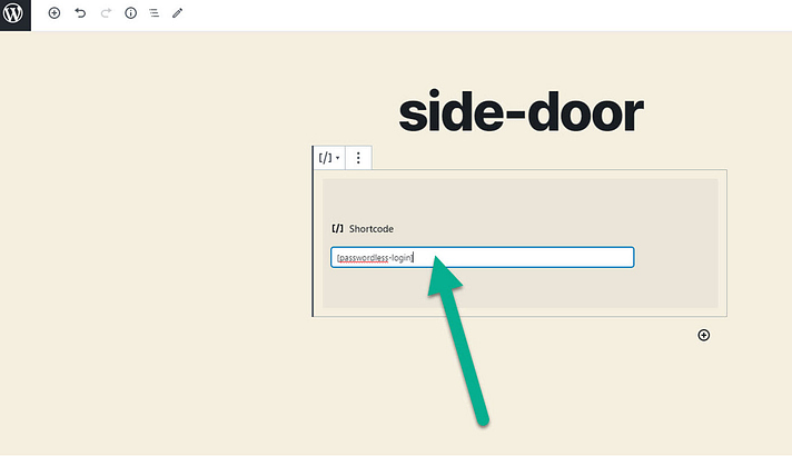 login plugin without a password