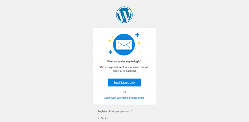  login without password - wordpress passwordlesslogin form