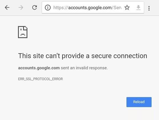 How to Fix ERR_SSL_PROTOCOL_ERROR on Google Chrome